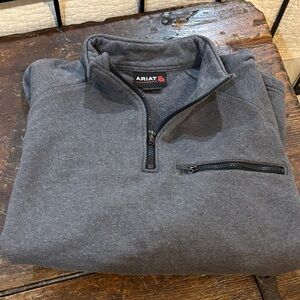 ARIAT 3/4 zip sweatshirt